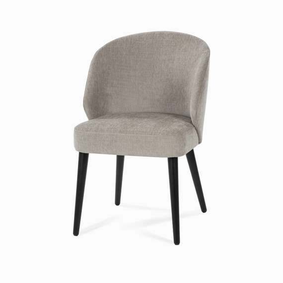 Стул Helios, серый, черные ножки