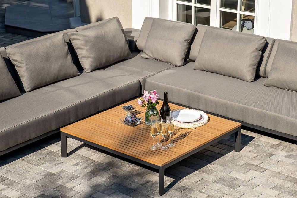 "Амальфи" трансформирующаяся лаунж-зона из алюминия, цвет графит