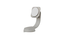 Держатель с беспроводной зарядкой MOMAX Q2. Mag 2-in-1 Magnetic Wireless Charging Car Mount Qi2/15W, Natural Titanium
