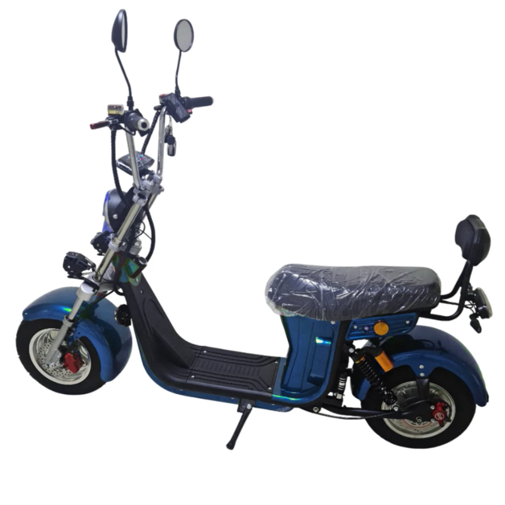 Электроскутер Citycoco GT E30 синий