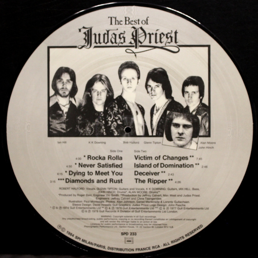 Judas Priest / The Best Of (Picture Disc)(LP)