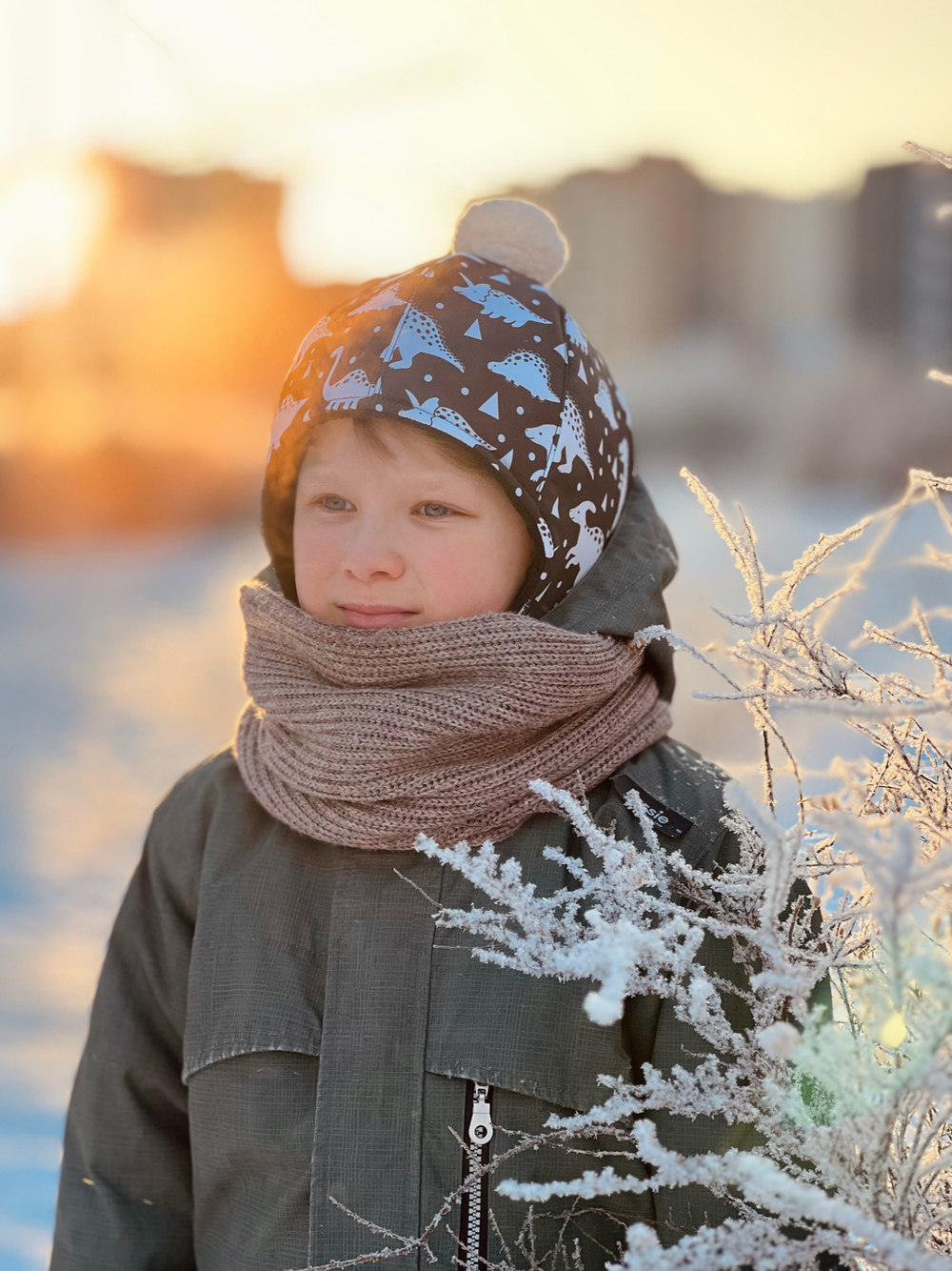 Зимняя шапка (синий)