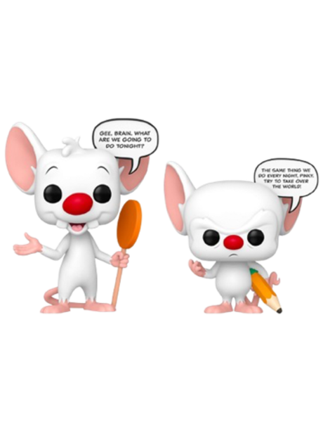 Фигурка Funko POP! Animation Pinky & The Brain Pinky & The Brain (светится в темноте) (Exc)