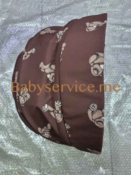 Капюшон Happy Baby Luna коричневый мишки