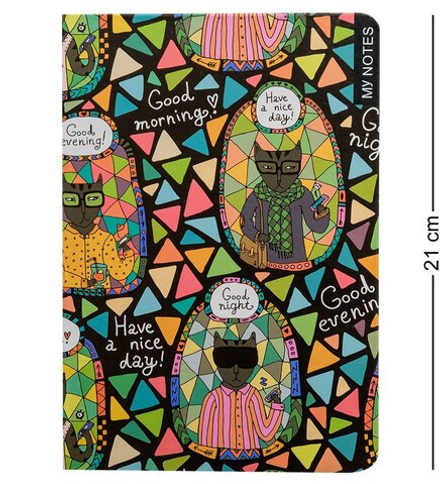 BM-21/2 Блокнот бол. «Богемные коты» (твердая обложка)