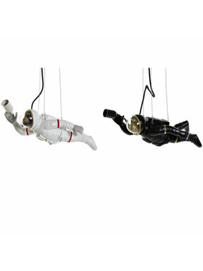 Потолочный светильник DKD Home Decor Чёрный Белый Смола 220 V 50 W (46 x 14.5 x 20 cm) (2 pcs)