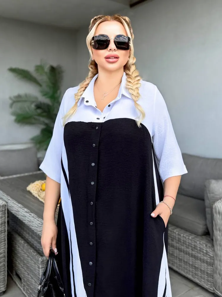 Платье-рубашка УК-2083 Фабрика Моды