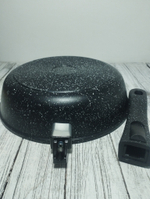 Сковорода 260/65мм АП Гранит съемная ручка с2653аг