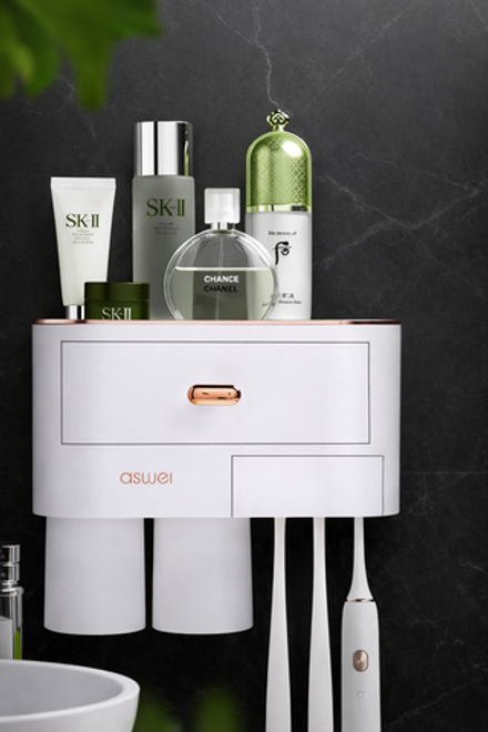 Настенный органайзер для ванной держатель для зубных щеток