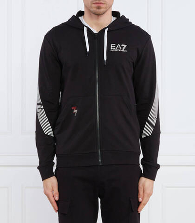 Худи EA7 - черный(3RPM07 PJLIZ)