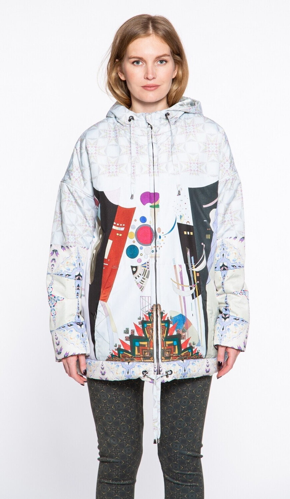 Куртка "Кандинский", по мотивам абстрактной живописи Василия Кандинского