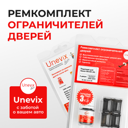 Ремкомплект ограничителей дверей Nissan MICRA (III) K12 (2 двери, тип 12) 2002-2010