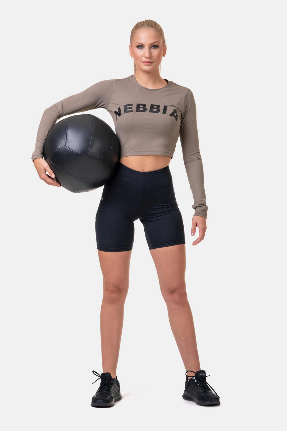 Велосипедки High-waist Fit & Smart biker shorts 575 Черные