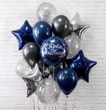 Шар (12"/30 см) Темно-синий (044), пастель 100 шт.