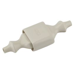 Розетка ЭРА R2 кабельная без заземления 10A прямой ввод белая