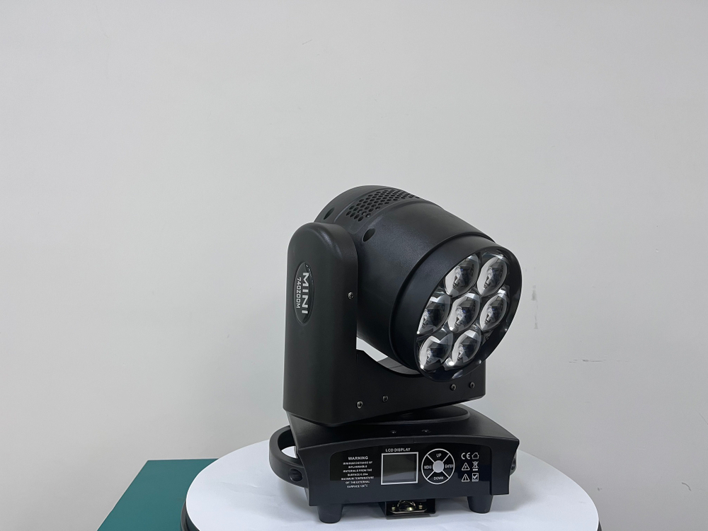 Голова полного вращения MINI 740 7x40W ZOOM WASH