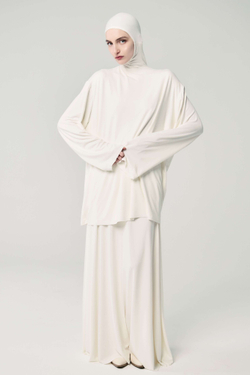 Юбка база широкая белая