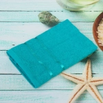 Полотенце махровое 30*60см «LUNA» цвет зеленый 05050 плотность 360гр/м2