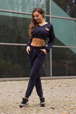 1109 Siment dres Navy Blue Merribel