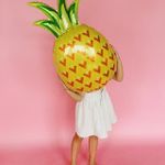 Шар (30"/76 см) Фигура, Ананас