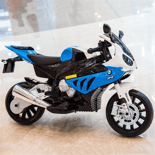 Детский электромобиль "BMW S1000RR", синий