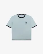 Футболка Ymkashix Hellcome logo серо-синяя