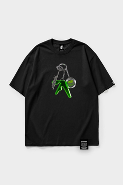 Футболка SHMOT "APHEX KEYCHAIN" MONO Черный