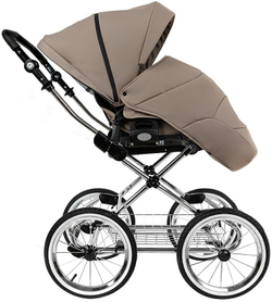 Детская коляска Roan Bass Next Classic d14 2.0 2 в 1 BSNC/90/2 Hazel/Black/руч.Black