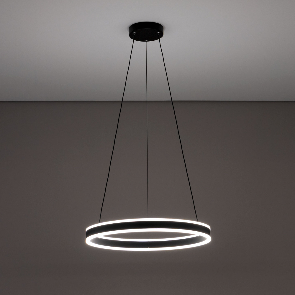 Citilux Дуэт CL719501 LED Люстра подвесная с пультом Чёрная