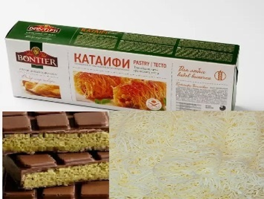 Тесто Катаифи 450 гр Bontier (для Дубайского шоколада)