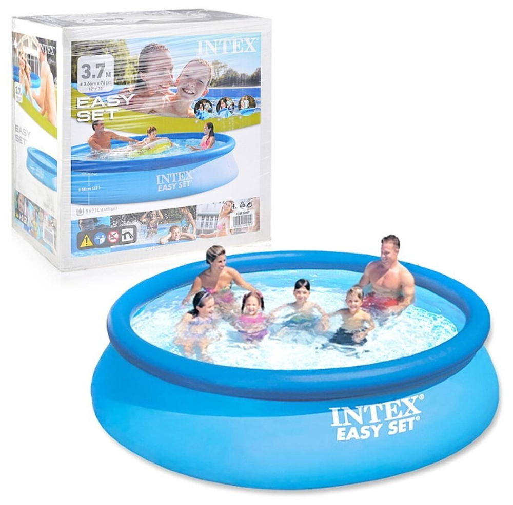 Бассейн Intex Easy Set 28130NP с надувным кольцом 366см*76см, от 6 лет