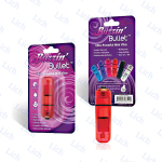 Компактный красный стимулятор вибропулька, 6 см