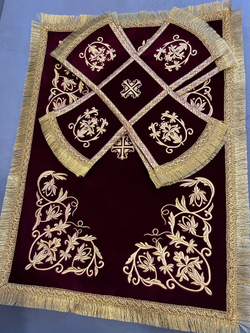 Покровцы бархатные рисунок Гресеский