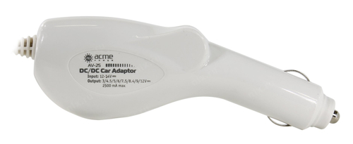 Автомобильная зарядка USB AcmePower AV-25 DC3-12V, 7 адаптеров