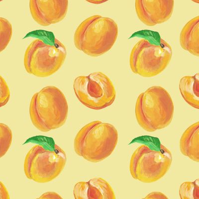 Абрикосы с листиками