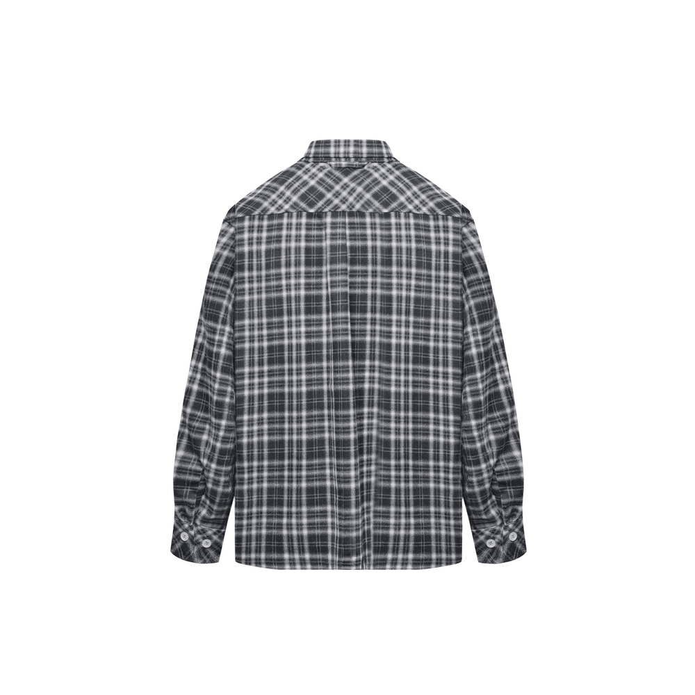 Рубашка Called a Garment Human Flannel Shirt "Black"