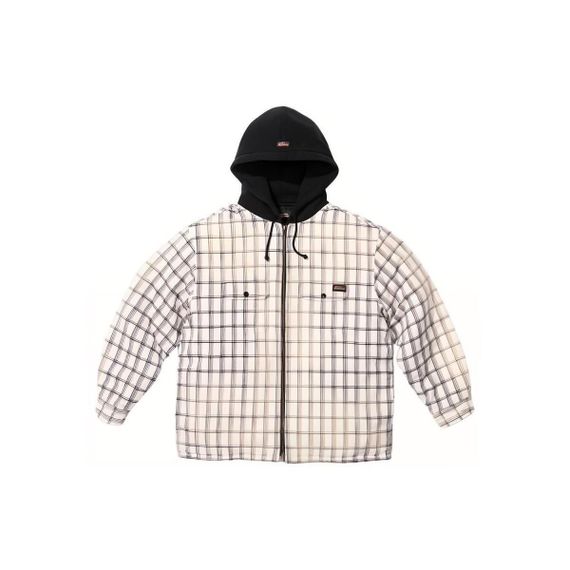 Supreme x Dickies FW23 WEEK9 PLAID HOODED ZIP UP SHIRT