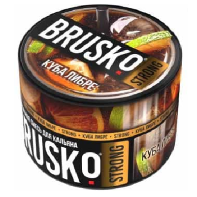 Бестабачная смесь для кальяна BRUSKO 50г STRONG