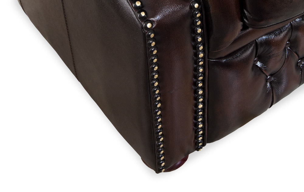 Диван B-128 (3-х местный) коричневый