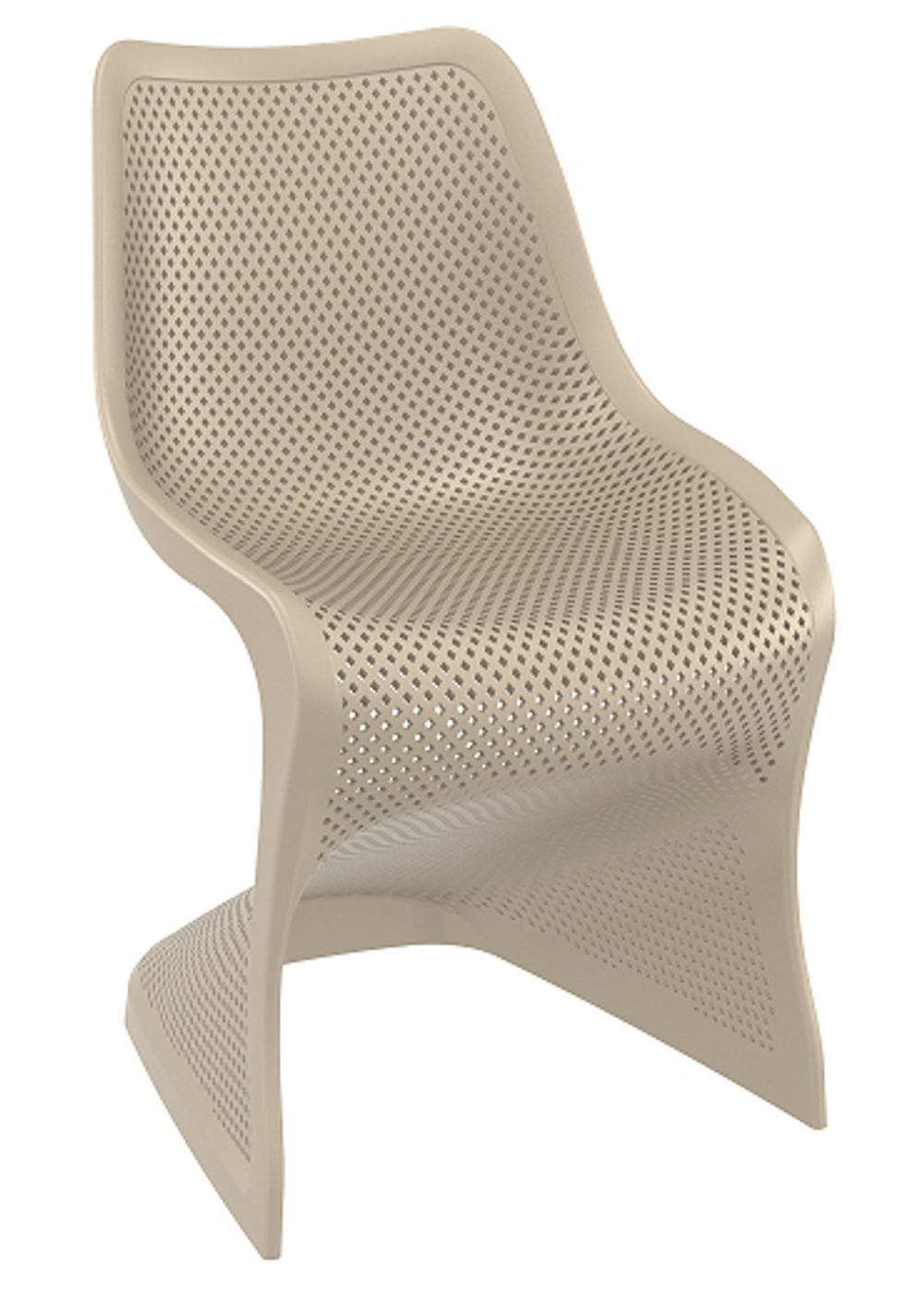 Стул пластиковый Siesta Contract Bloom, бежевый