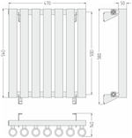 Сунержа Кумир-0 500х470 7 секций