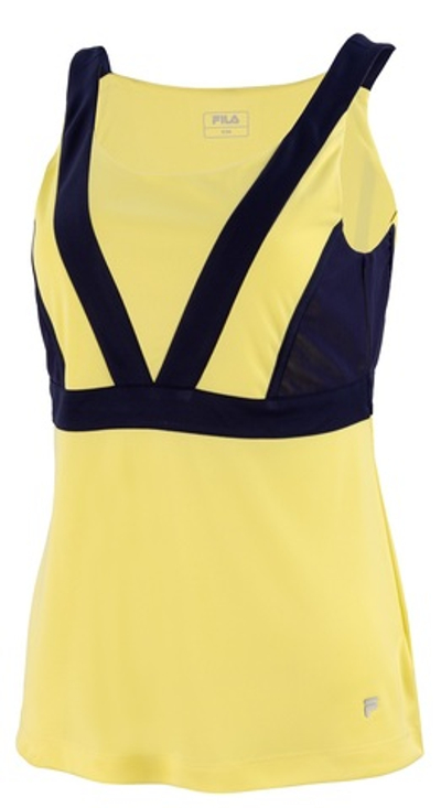 Женский топ теннисный Fila Top Elisa - limoncello