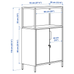 Шкаф - TROTTEN IKEA/ ТРОТТЕН ИКЕА,  110х70 см, черный