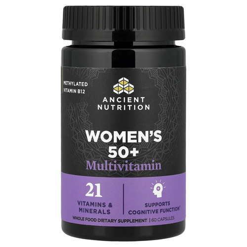 Ancient Nutrition, мультивитамины для женщин старше 50 лет, 60 капсул