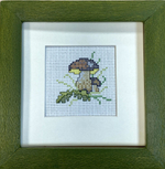 Набор для вышивания с деревянной рамкой (мулине 100% хлопок ) 16х16см Германия