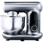 Миксер планетарный BQ (БИ-КЬЮ) MX822, 1600 Вт, 6 скоростей, 3 насадки, металлическая чаша 5 л, серебро, 86192600