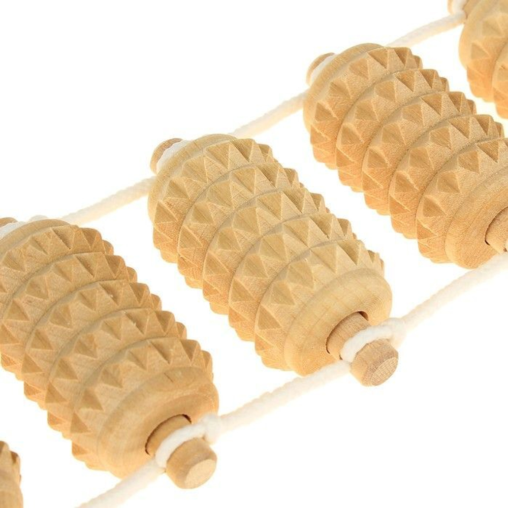 Роликовый зубчатый массажер-лента