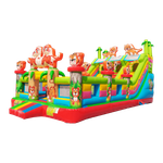 Коммерческий надувной батут «Тигриная страна 2», 10*5*5 м.