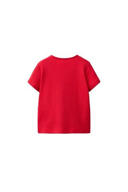 ZARA ТОП В РУБЧИК С БАНТАМИ, КРАСНЫЙ