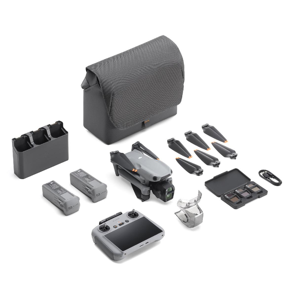 Квадрокоптер DJI Air 3S Fly More Combo с пультом DJI RC 2